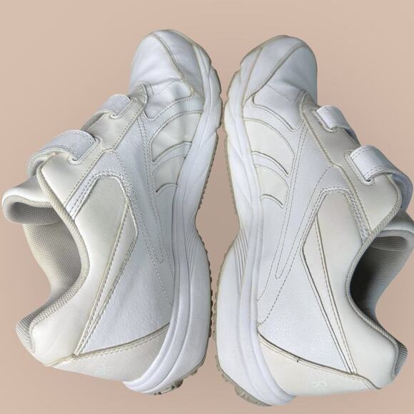 Reebok Leather Comfort Walking Sneakers Men 12 X Wide DMXRIDE Oil Slip Resistant - Picture 6 of 12